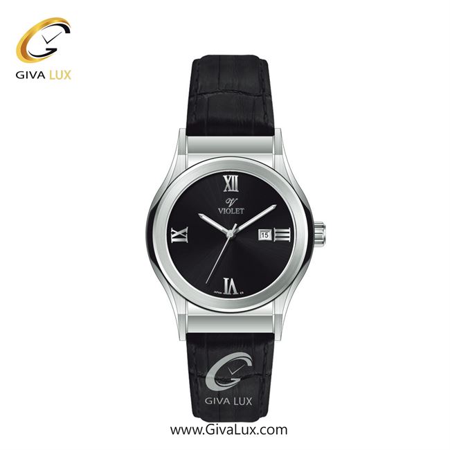 ساعت مچی اورجینال زنانه ویولت VIOLET نقره ای | مشکی| مشکی| کد رفرنس 0565